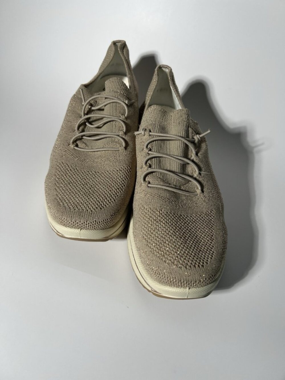ara Women’s Shoes UK 5.5 US 8.5 Gold Fabric HighSoft Comfort Sneakers